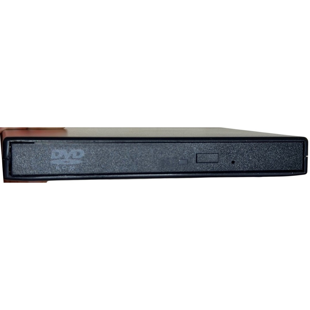 External DVD-ROM Drive USB Portable Slim Optical Disc Reader Black Minimalist - Picture 3 of 4